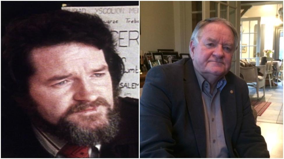 Dafydd Iwan yn 1980 ac yn 2017