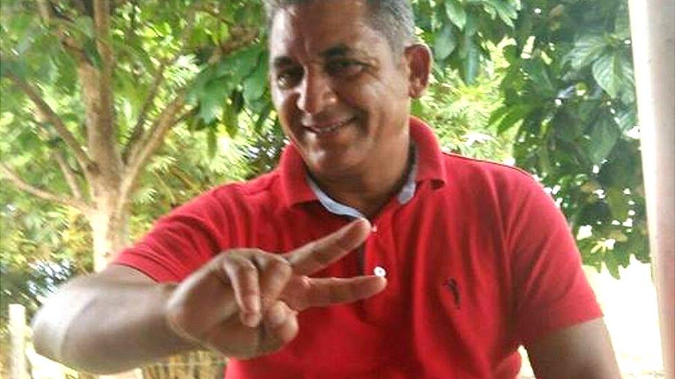 Waldomiro Costa Pereira, an activist with the Landless Workers Movement