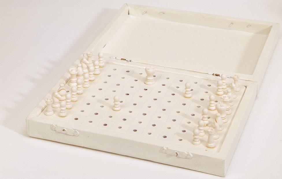 Yoko Ono: All White Chess Set