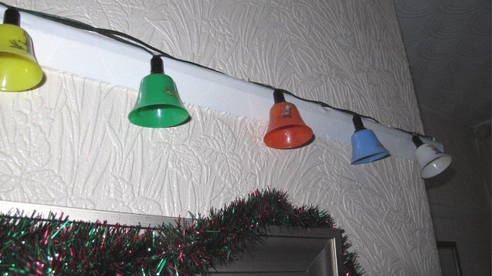 Stephen Taylor's Christmas lights from 1949