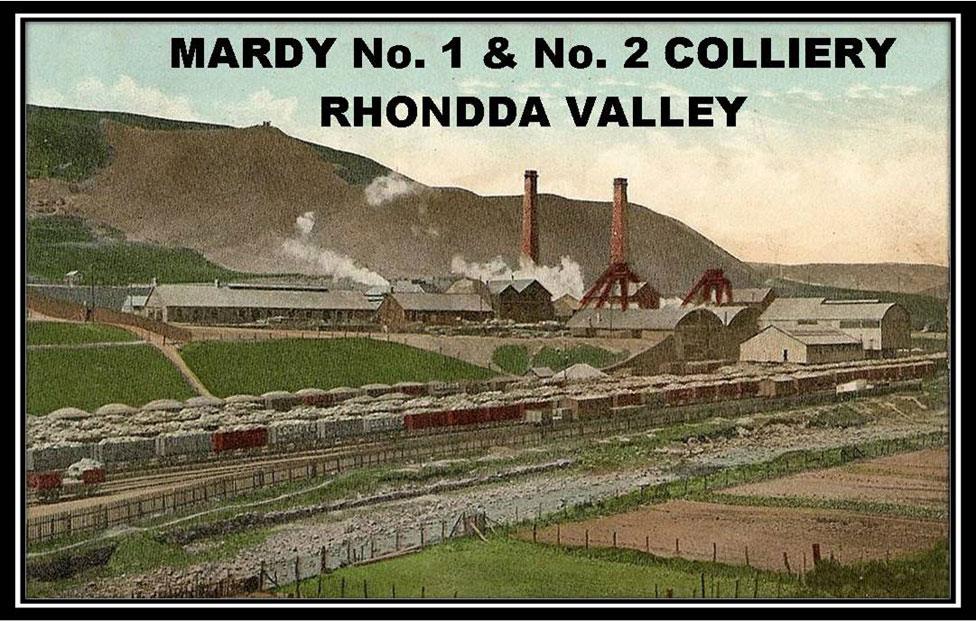 Mardy No 1 and No 2 colliery as it looked in 1929