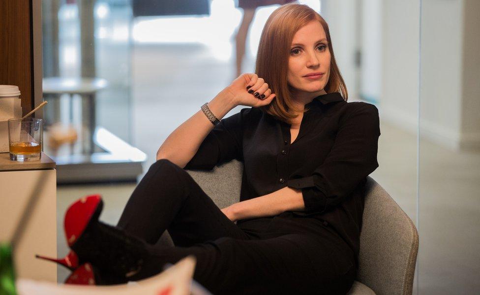 Jessica Chastain in Miss Sloane