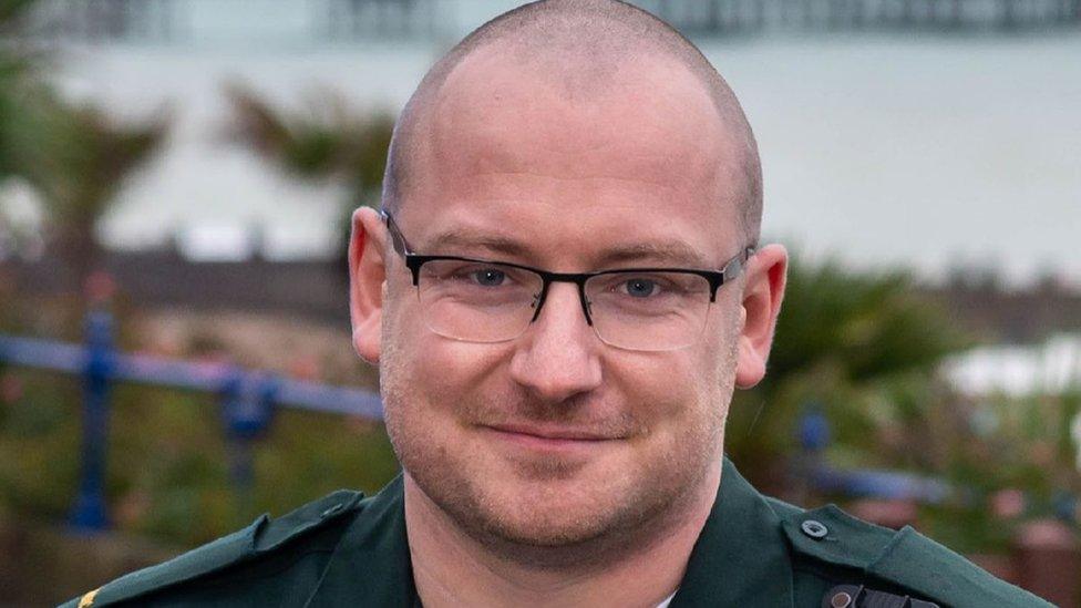 Danny Hughes, paramedic and veteran