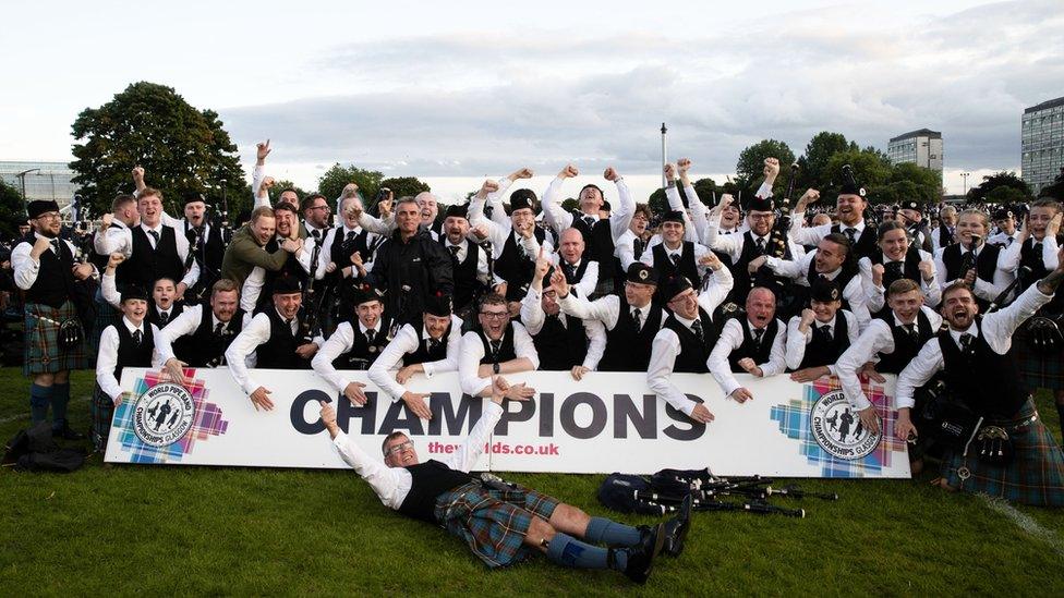 Boghall and Bathgate Caledonia pipe band