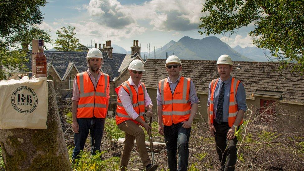 Site of the new distillery