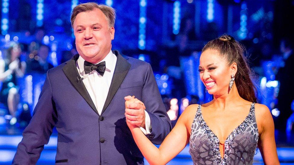 Ed Balls and Katya Jones