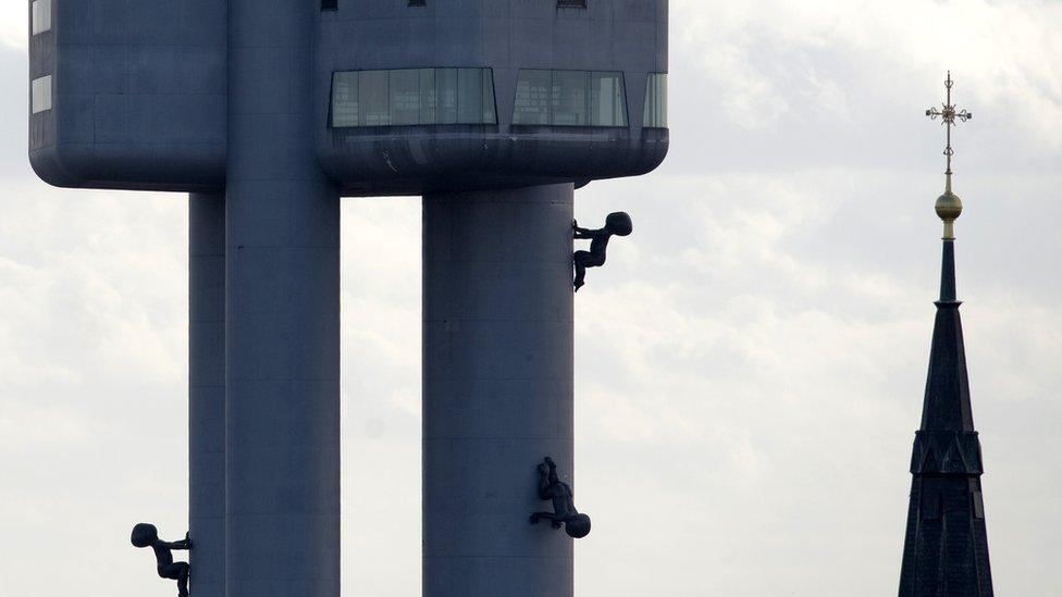 The Zizkov Tower in Prague