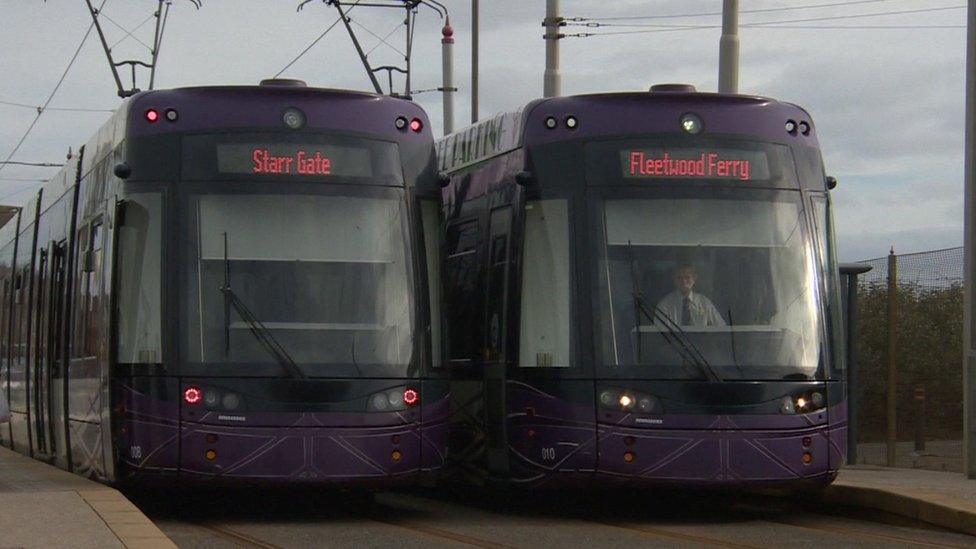 Blackpool trams