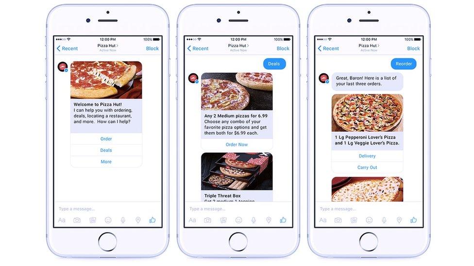 Pizza Hut chatbot