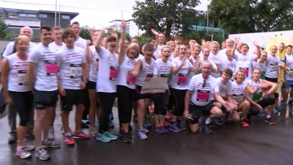 Dan Hickey runners, Bristol Half 2016