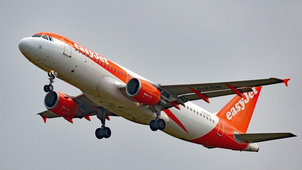 An EasyJet plane