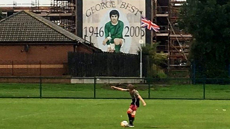 George Best pitch