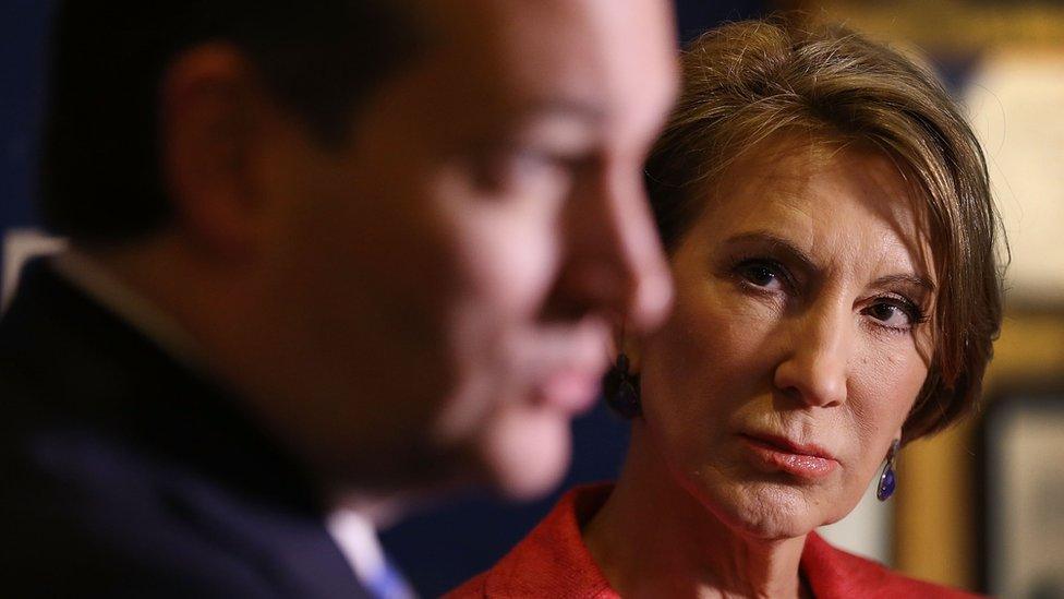 Ted Cruz and Carly Fiorina