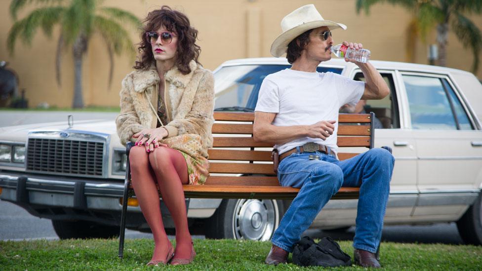 Jared Leto and Matthew McConaughey in Dallas Buyers Club