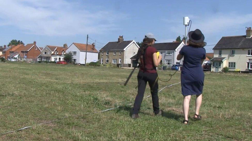 Survey taking place on Fair Green