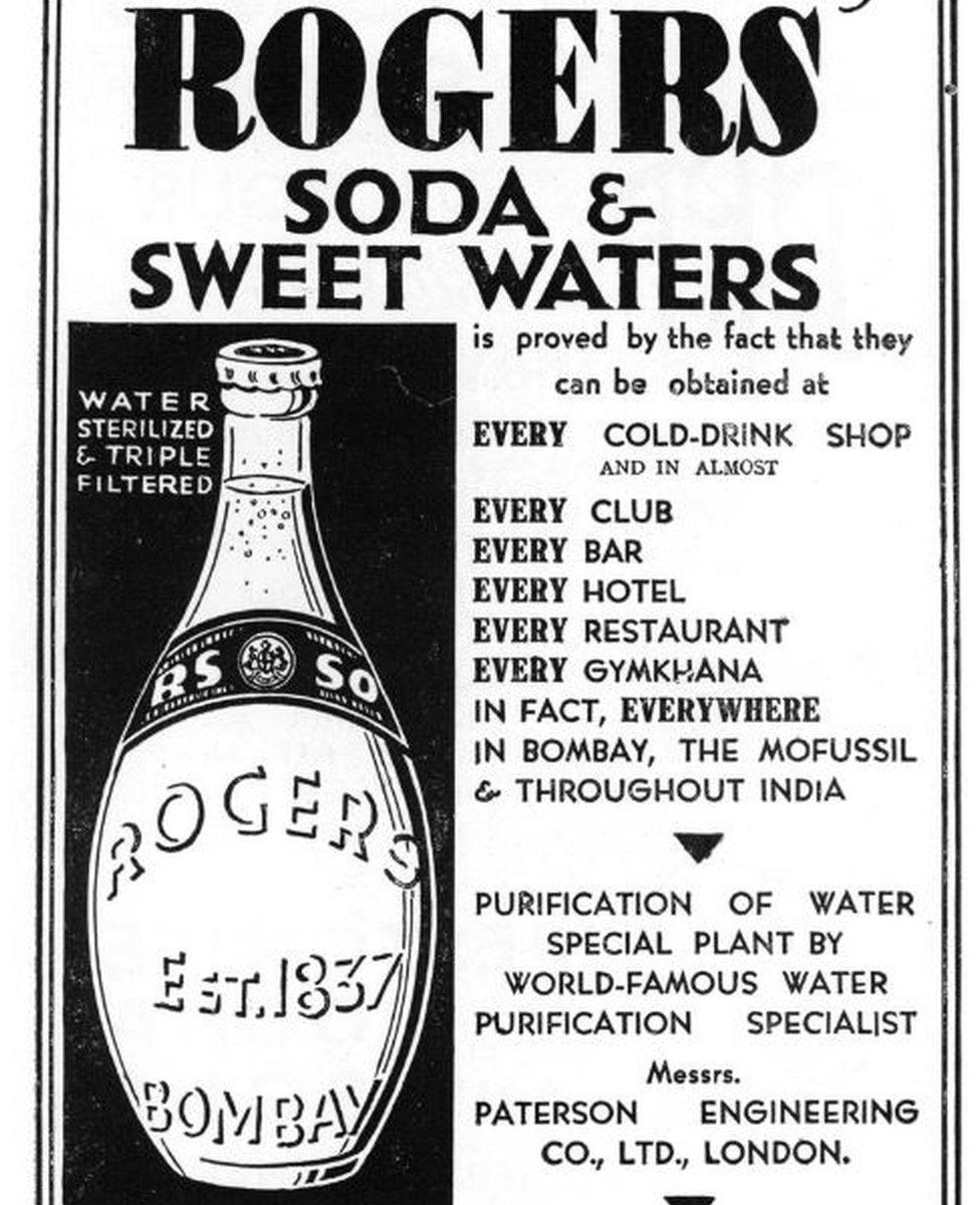 Print advert for Rogers soda