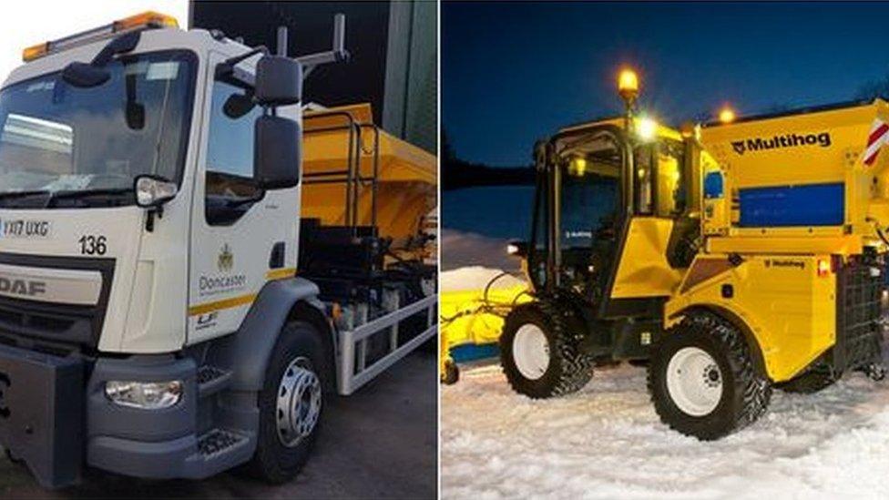 Doncaster Council new road gritters