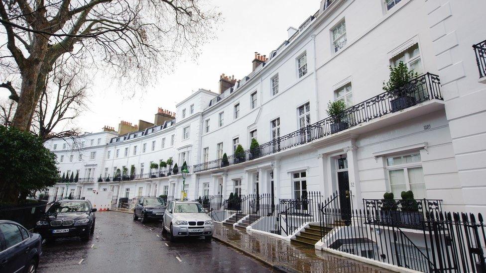 Egerton Crescent, in Kensington, London