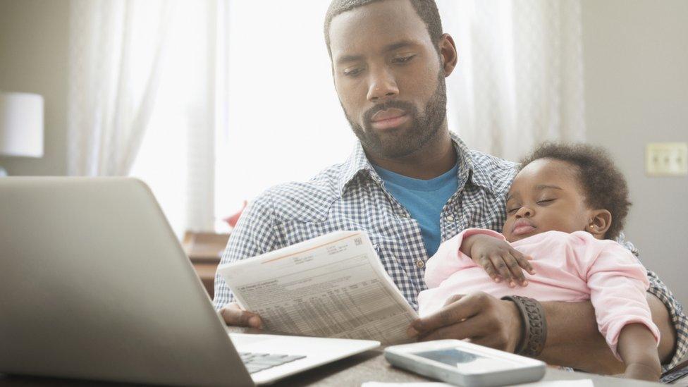 A man and his baby