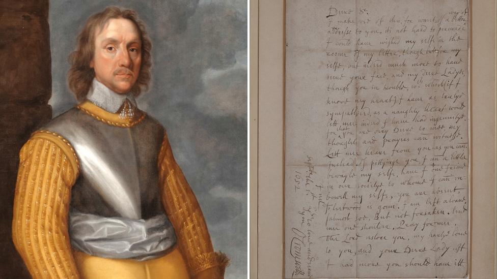 Oliver Cromwell & 1652 letter