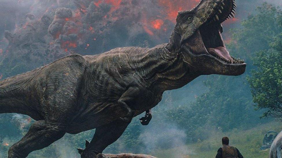 Still from Jurassic World: Fallen Kingdom