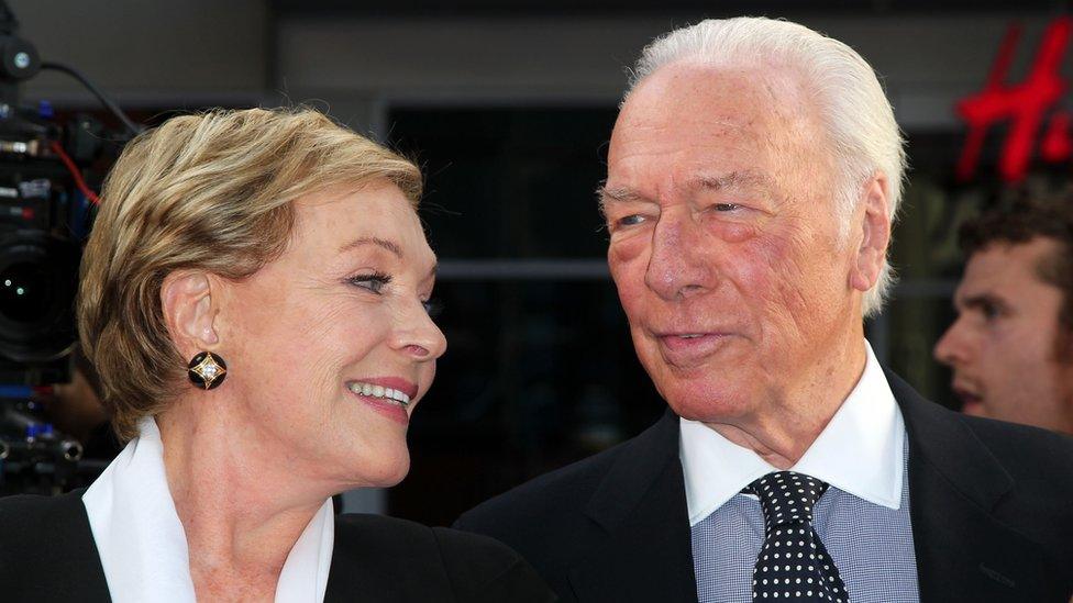 Images shows actor Christopher Plummer and actress Dame Julie Andrews