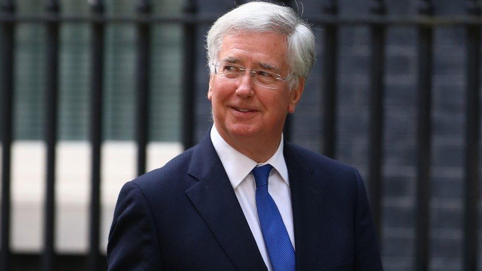 Defence Secretary Michael Fallon