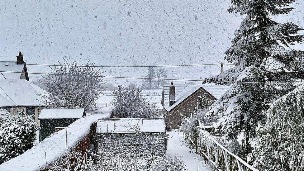 Woodside in Perth and Kinross captured by Weather Watcher Lara