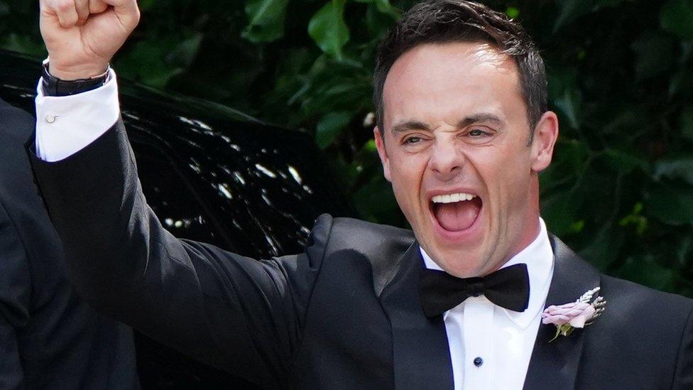 Ant McPartlin cheering