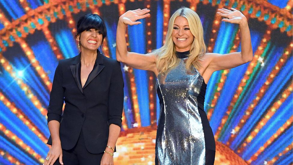 Hosts Claudia Winkleman and Tess Daly