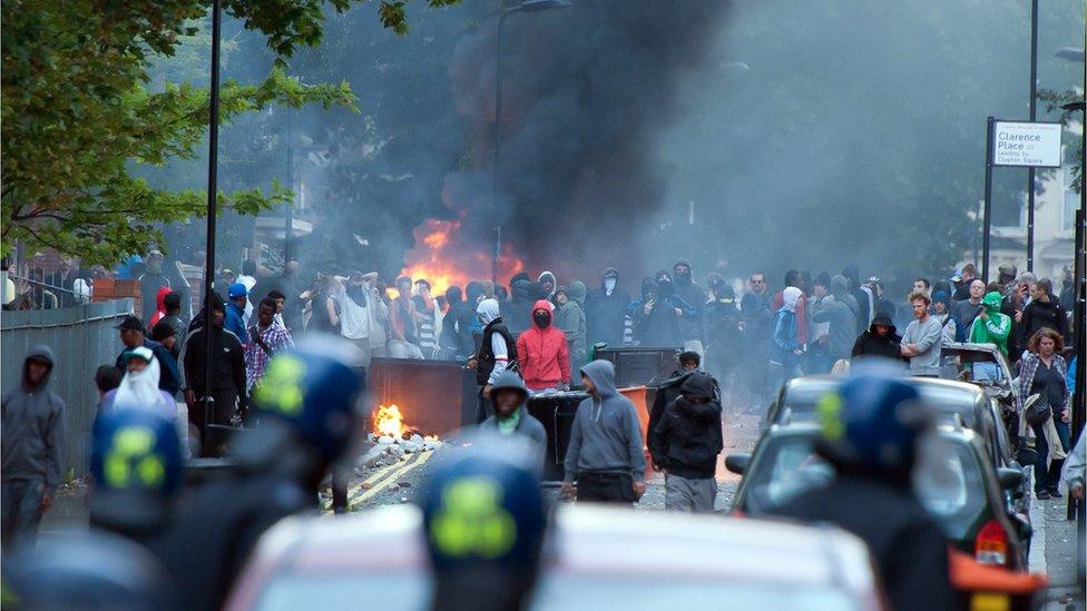 Riots in London, August 2011