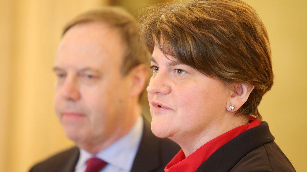 Arlene Foster and Nigel Dodds