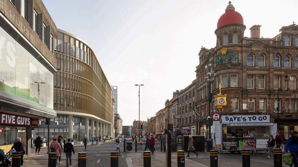 View from Northumberland Street