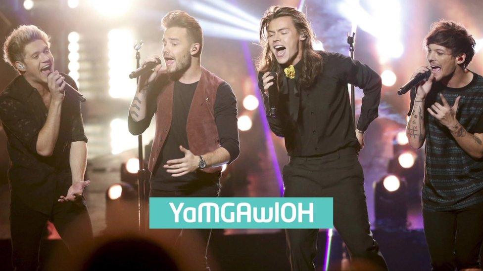 One Direction perform 'Perfect' during the 2015 American Music Awards