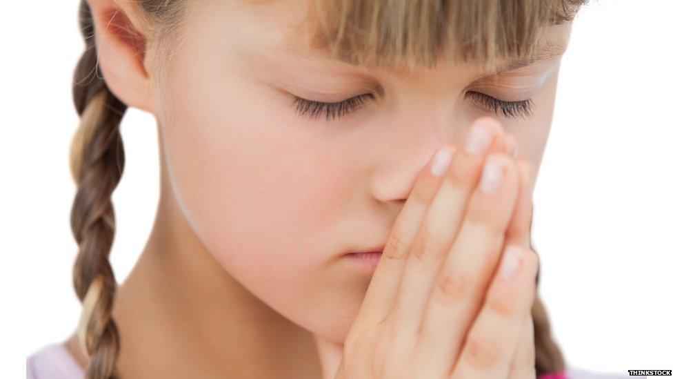 Child praying