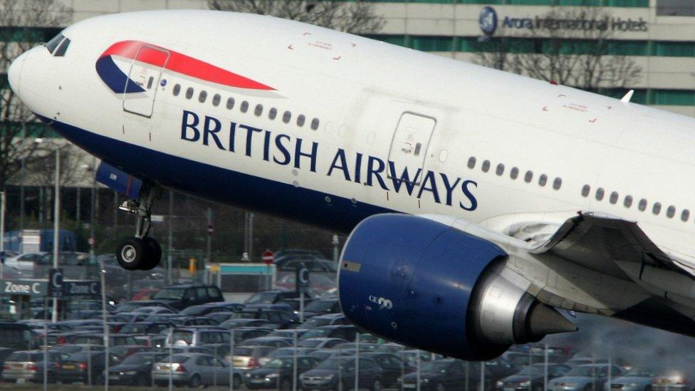 British Airways plane