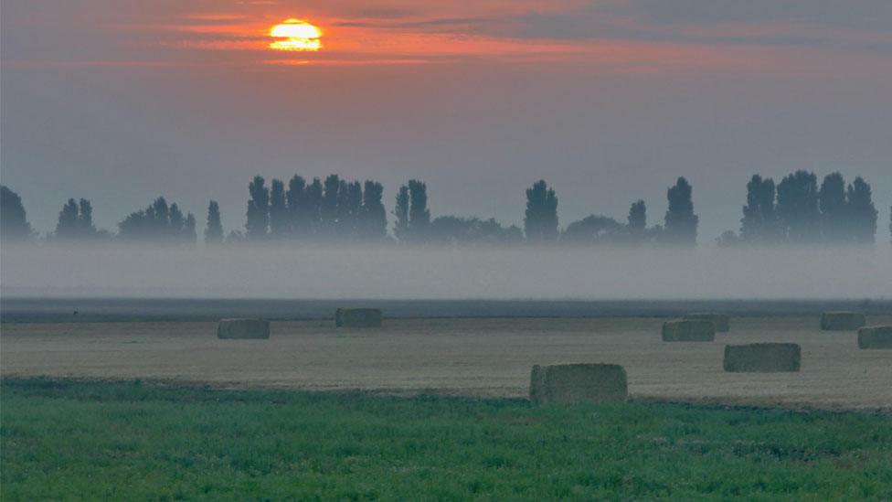 Sunrise at Yaxley, Cambridgeshire