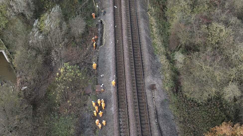 Aycliffe landslip