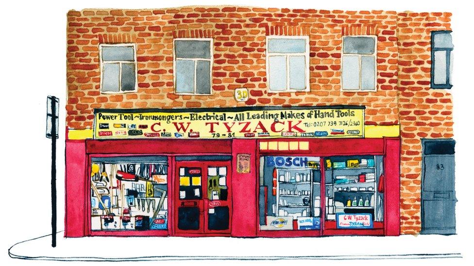 C. W. Tyzack, Kingsland Road, Shoreditch