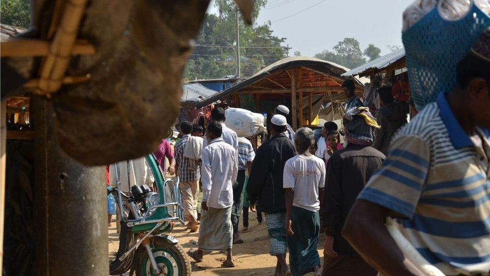 Rohingya refugee camp in Bangladesh