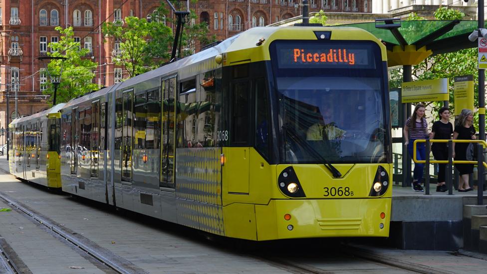 Tram in Manchester