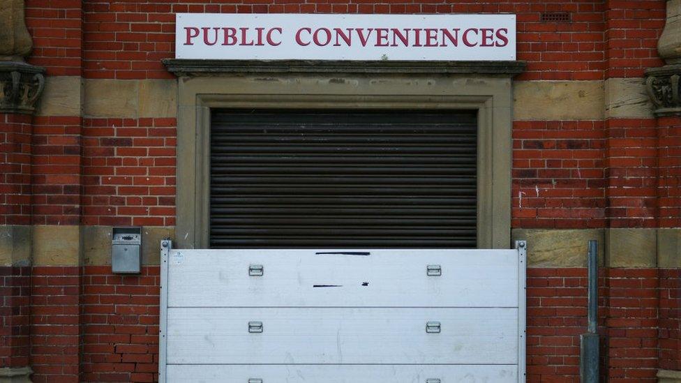 A public toilet in Scarborough