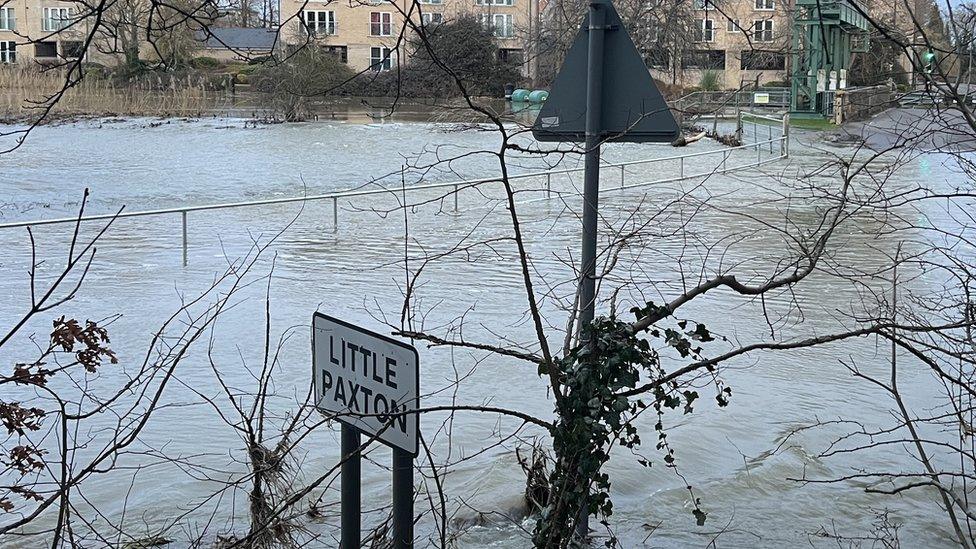 Flooded road