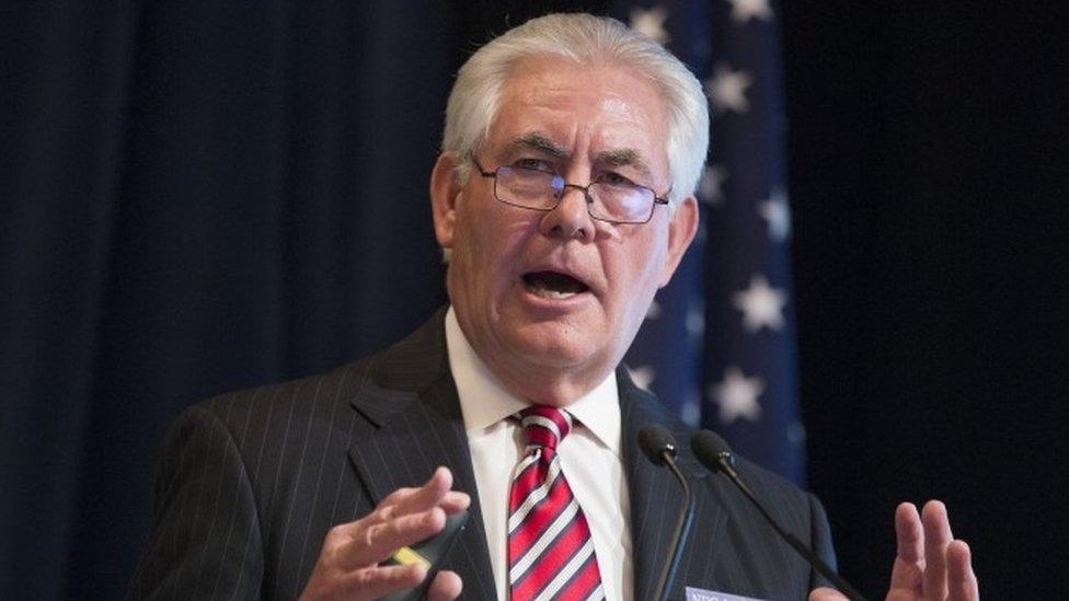 Rex Tillerson (file picture)