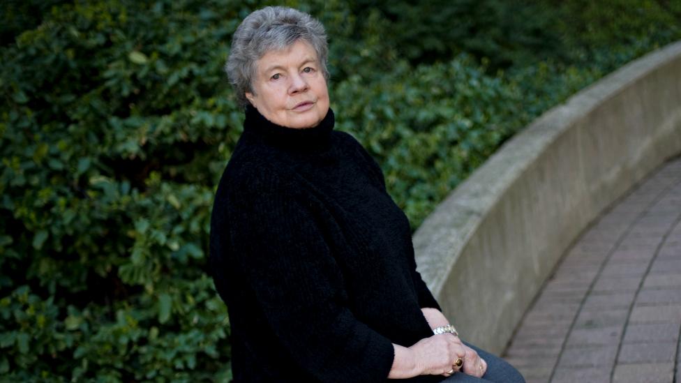 April 27, 2009 -- A.S. Byatt -- Feature photo to run with interview of celebrated U.K. author A.S. Byatt, whose books include the Booker Prize-winning Possession. She is her to promote a new novel, The Children's Book