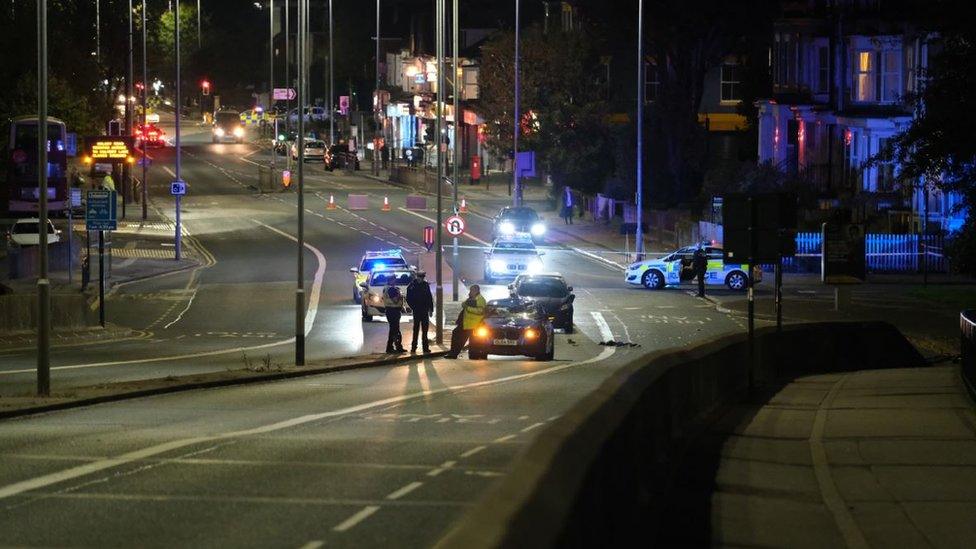 Scene of crash on Anaby Road