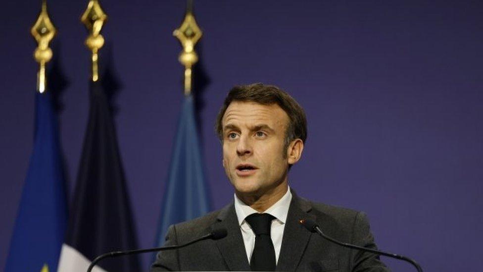 French President Emmanuel Macron. Photo: 13 December 2022