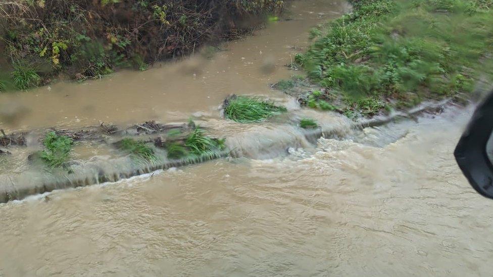 Flooding in Shouldham, Norfolk