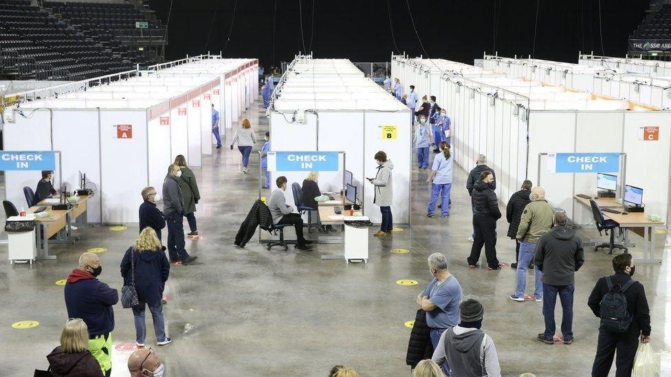 SSE Arena vaccination centre