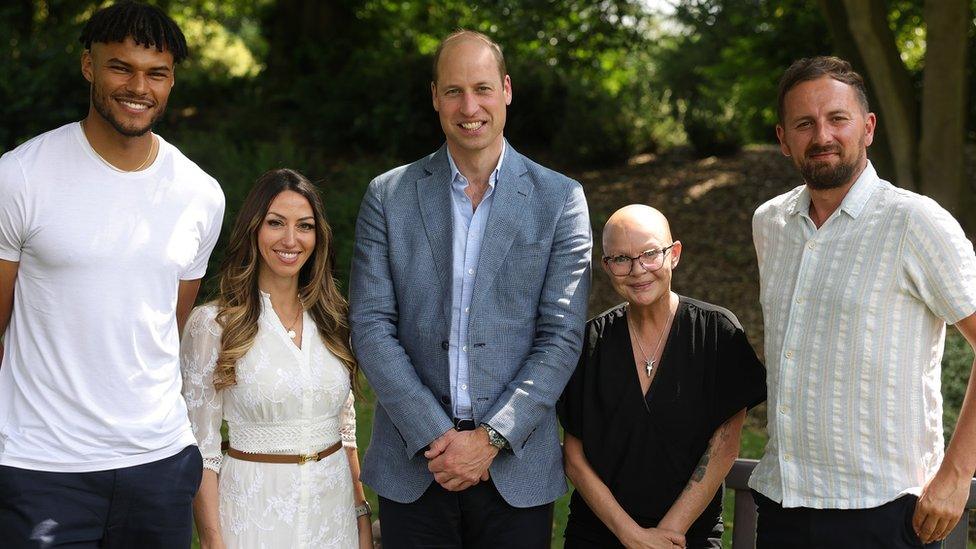 Prince William meets with Tyrone Mings, Gail Porter, Sabrina Cohen-Hatton and David Duke, ahead of the launch of Homewards - a five-year programme to demonstrate that it is possible to end homelessness in the UK.